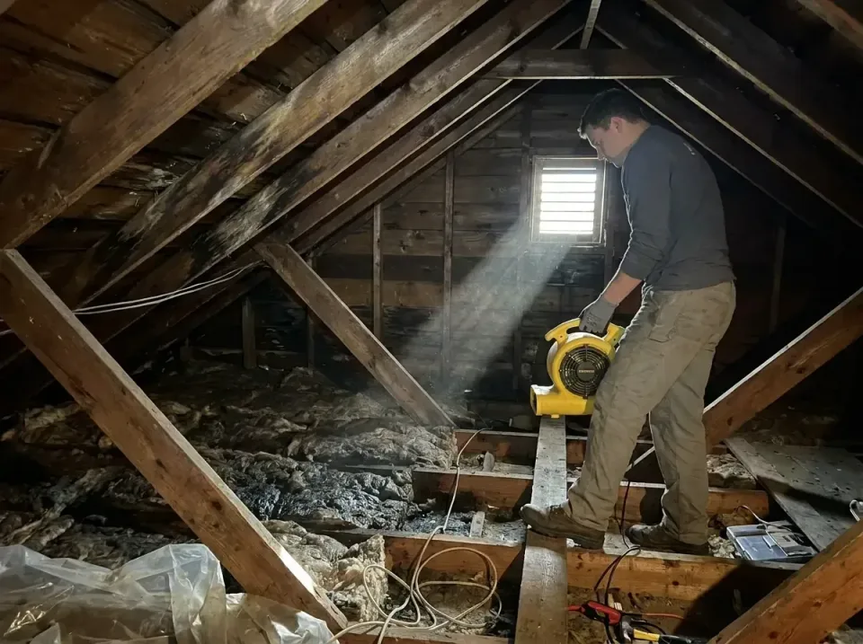 attic-water-damage-drying-proc-007 — frequently asked questions, Emergency Water Extraction & 24/7 Flood Response in Slater-…